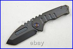 Medford Praetorian Genesis T Knife with S30V & Ti (PVD) with Ti Hdw (Flm) (484)