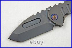 Medford Praetorian Genesis T Knife with S30V & Ti (PVD) with Ti Hdw (Flm) (484)