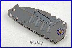 Medford Praetorian Genesis T Knife with S30V & Ti (PVD) with Ti Hdw (Flm) (484)