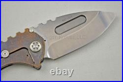Medford Praetorian Genesis T Knife with S45-VN & Ti Hndl (Flmd) with Ti Hdw (528)