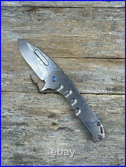 Medford Praetorian Slim Flipper Knife with S45-VN & Ti Hndle & Ti Hdw (497)