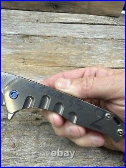 Medford Praetorian Slim Flipper Knife with S45-VN & Ti Hndle & Ti Hdw (497)