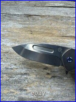 Medford Praetorian Slim Flipper Knife with S45-VN & Ti Hndle & Ti Hdw (497)