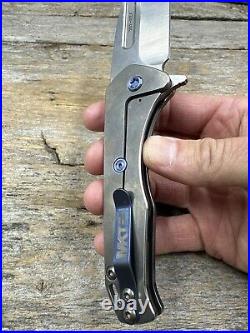 Medford Praetorian Slim Flipper Knife with S45-VN & Ti Hndle & Ti Hdw (497)