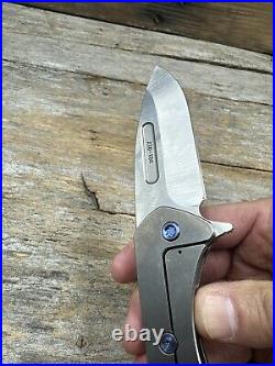 Medford Praetorian Slim Flipper Knife with S45-VN & Ti Hndle & Ti Hdw (497)