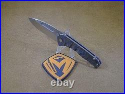 Medford Praetorian Slim Frame Lock Knife Flamed Titanium S35VN Blade New