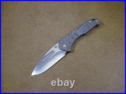 Medford Praetorian Slim Frame Lock Knife Flamed Titanium S35VN Blade New