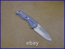 Medford Praetorian Slim Frame Lock Knife Flamed Titanium S35VN Blade New