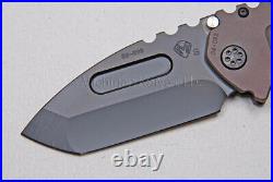 Medford Praetorian T Knife Tanto with S35-VN & Ti Handles with Ti Hdw (PVD) (343)