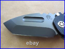Medford Praetorian Titanium/Black G10 Folding Tanto Knife withCase