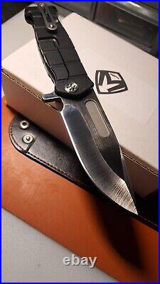 Medford Usmc Fighter Flipper Folding Knife / Pvd / 3v Satin Blade