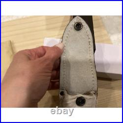 Michael Prater Custom Knife Turquoise Handle D2 Steel Blade Collectible