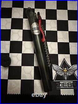 Michael Zieba Devil's Tail Custom Titanium DLC Pen with Joker (Batman) Engraving