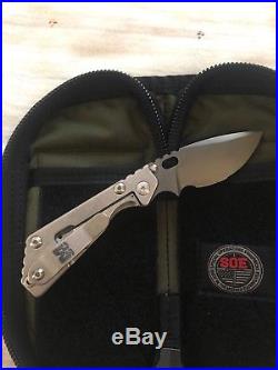 Mick Strider Custom MSC Performance Series PT Folding Knife GrayChromium CTS204P