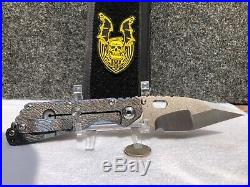 Mick Strider Custom SMF Hissatsu grind textured blade folding knife