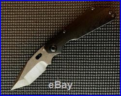 Mick Strider Custom SnG Nightmare TANTO Grind Concealed Carry Textured MSC knife