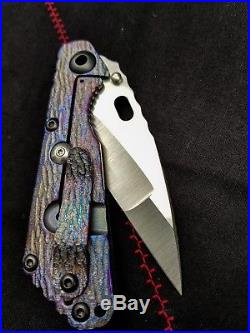 Mick Strider Custom SnG Wharncliffe Nightmare Grind Concealed Carry Textured