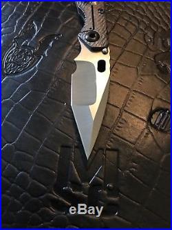 Mick Strider Custom SnG tanto nightmare grind Concealed Carry Stippled