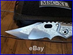 Mick Strider Custom XL Nightmare grind folding knife