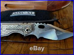 Mick Strider Custom XL Nightmare grind folding knife