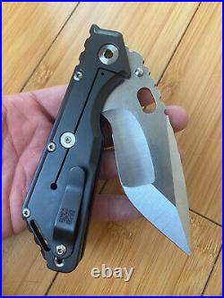 Mick Strider Customs MSC Custom XL Folding Knife Stealth Nightmare Hand Grind