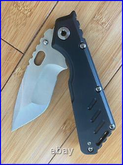 Mick Strider Customs MSC Custom XL Folding Knife Stealth Nightmare Hand Grind