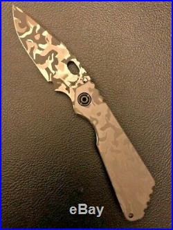 Mick Strider SMF Knife CCKS California Custom Knife Show Hurricane Camo NEW EDC