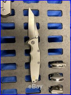 Mick strider custom, Hinderer, Spyderco, plus Case Every Knife In The Pic