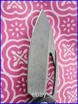 Microtech Anthony Marfione Custom Knives MINI MATRIX Flipper Knife