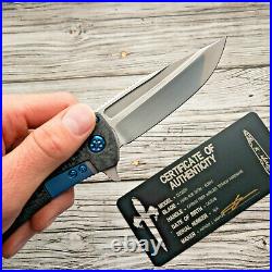 Microtech Marfione Closer extremely rare Folding Knife Elmax/CF