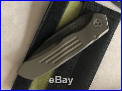 Microtech Marfione Custom Knife Anax TAD Gear Folder Bronze Body DLC Blade