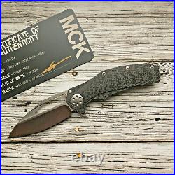Microtech Marfione Matrix extremely rare Folding Knife M390/CF