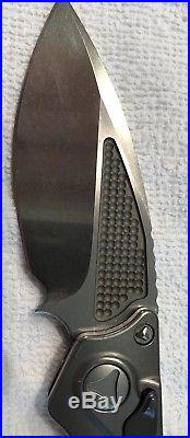 Microtech Marfione custom titanium DOC Killswitch assisted opening