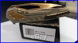 Microtech Sigil MK6 Brass/Titanium Knife
