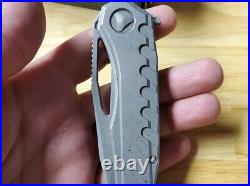 Microtech Sigil MK6 Titanium Apocolyptic No Serrations