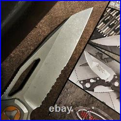Microtech Sigil MK6 Titanium Pocket Knife ELMAX USA MADE AUTHENTIC