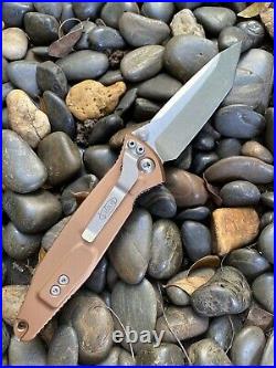 Microtech Socom Elite Tan Handle Tanto Blade CTS-204P 09/2019