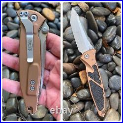 Microtech Socom Elite Tan Handle Tanto Blade CTS-204P 09/2019