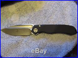 Microtech knife Anthony Marfione custom ANAX black with stonewashed ELMAX blade