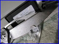 Microtech marfione custom matrix knife hand ground two tone stonewash flipper