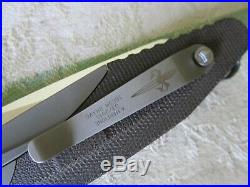 Microtech marfione custom socom bravo hp tanto compound grind folding knife