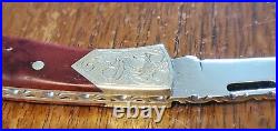 Mike Allen Whiskers Handmade Lock Back Folding Knife