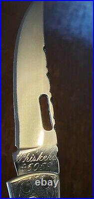 Mike Allen Whiskers Handmade Lock Back Folding Knife