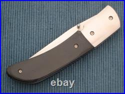 Mike Dilluvio Custom Black G10 Liner-Lock Folding Knife
