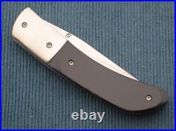 Mike Dilluvio Custom Black G10 Liner-Lock Folding Knife