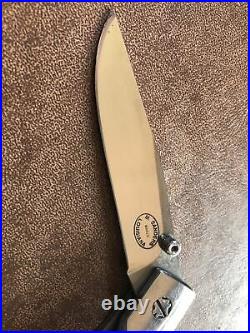 Mike Sanders custom made Folding Liner lock collector knife