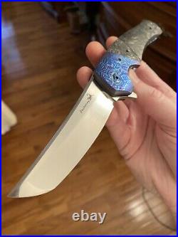 Mike Zscherny Scorpion Knives Custom Shinogi Folding Knife RARE