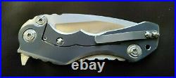 Mikkel Willumsen Tyran Folding Knife Titanium Framelock Custom Flipper Beast