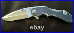 Mikkel Willumsen Tyran Folding Knife Titanium Framelock Custom Flipper Beast