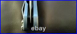 Mikkel Willumsen Tyran Folding Knife Titanium Framelock Custom Flipper Beast